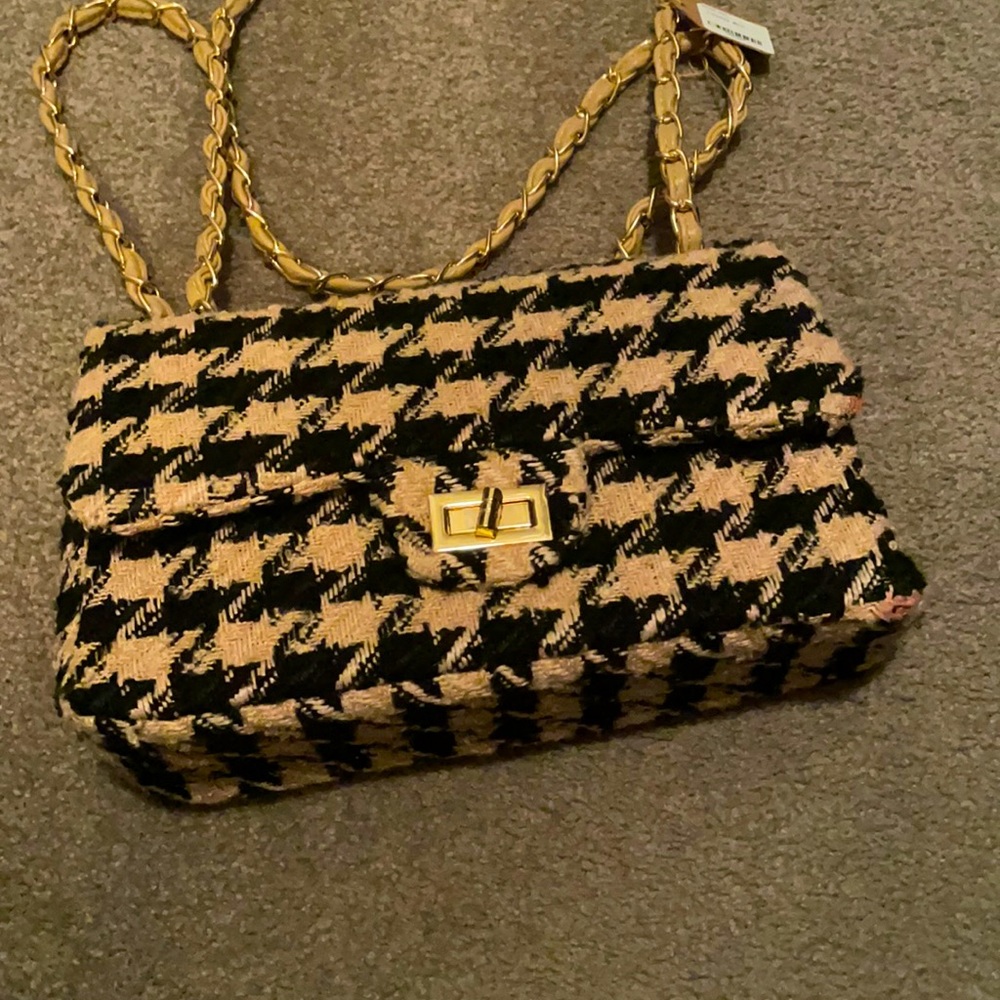 Tweed purse never used brand new with tags